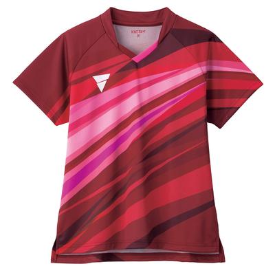 Table Tennis Shirt RD XS 512112 Women's V-OLGS236 (Red)