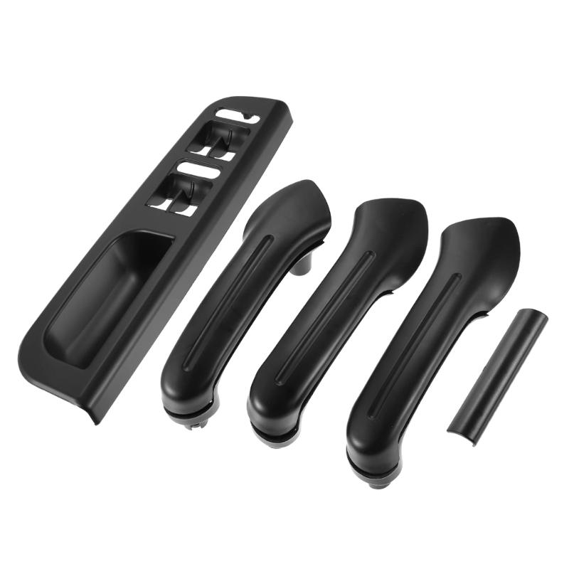 Car Interior Enhancement ABS Window Panel Frame And Handle Cover Set For Recognized Models