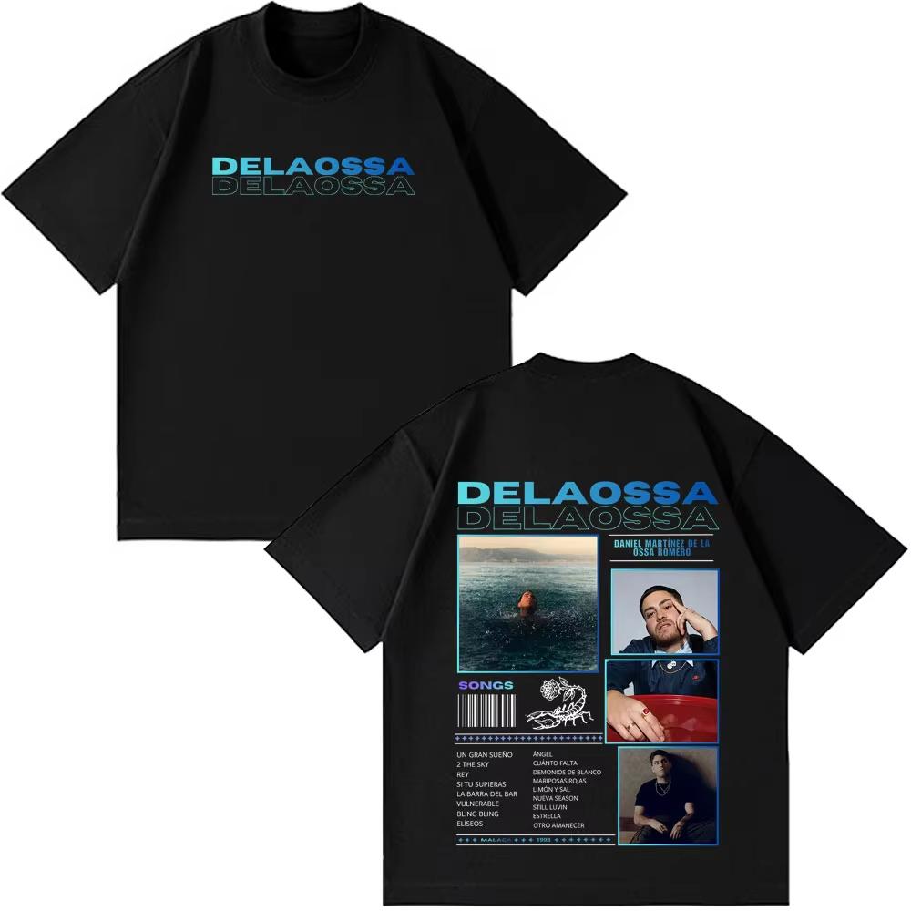Rapper Delaossa Veneno Album Tour T Shirts Men Women Hip-hop Fashion Harajuku T Shirts Vintage Summer Cotton T-shirt