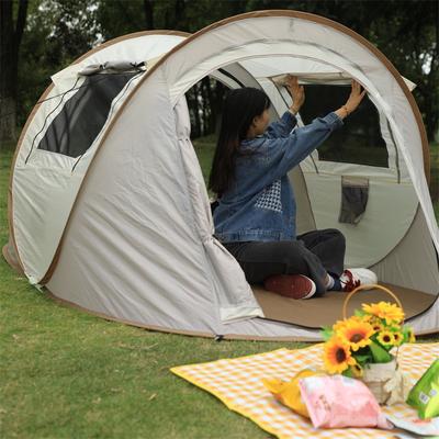 Stay Dry During Rainy Days with Our Thickened and Rainproof Outdoor Tent! Quick Opening Boat Design with Large Space . Ords: Outdoor, Camping.