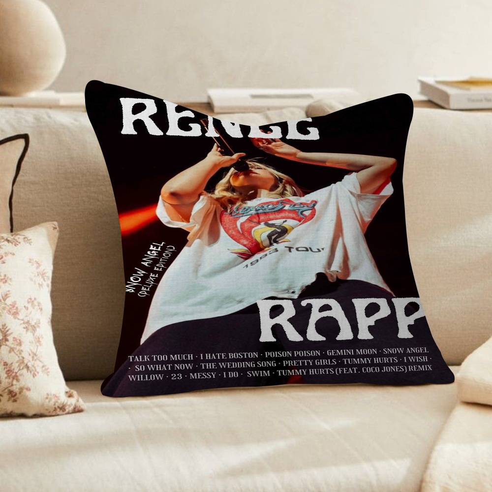 Pop Singer Actor Renee Rapp Cushion Cover X Polyester Sofa Cushions Decorative Throw Pillows Home Decoration Pillowcover