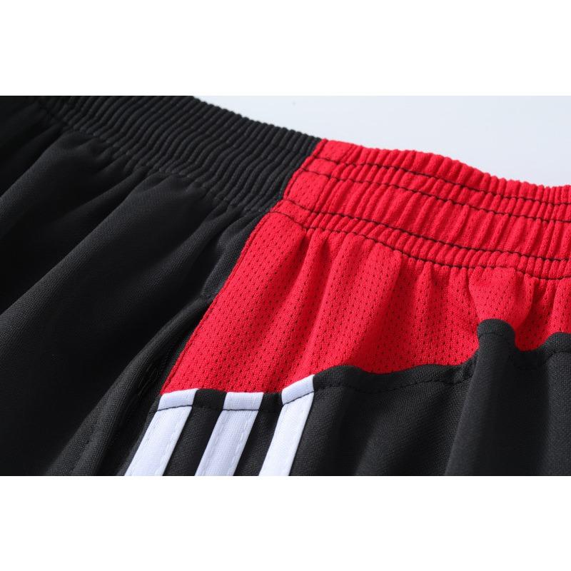 Pantaloni da Tuta Elasticizzati da Uomo con Tre Strisce, Tasche Laterali con Zip e Zip alla Caviglia