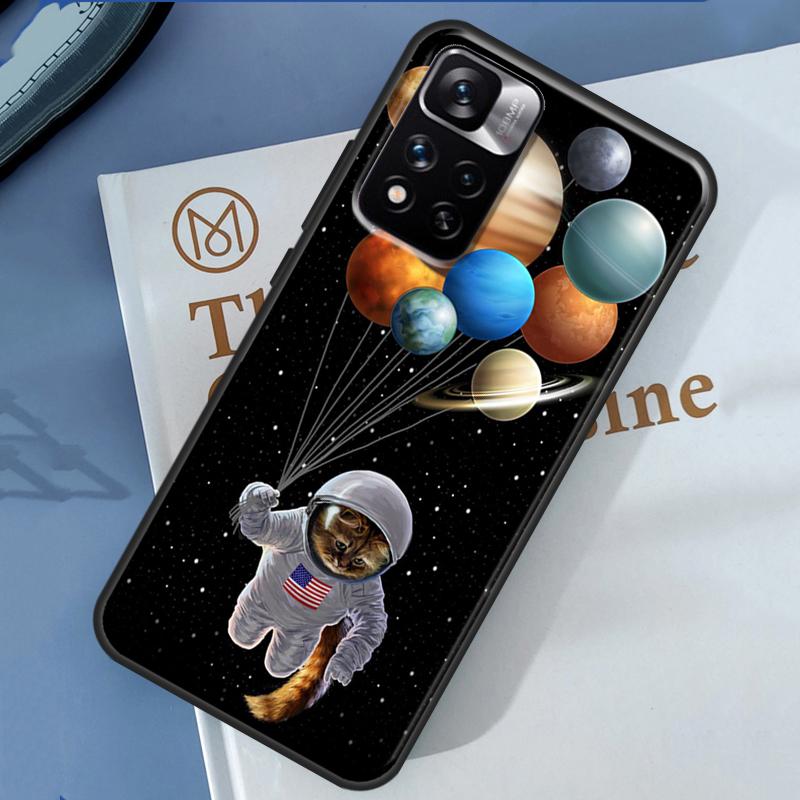 Cats In Space Case For Xiaomi Redmi Note 14 13 Pro 12 11 9 10 9S 10S 11S 12S Redmi 13C 10C 12C 14C Cover