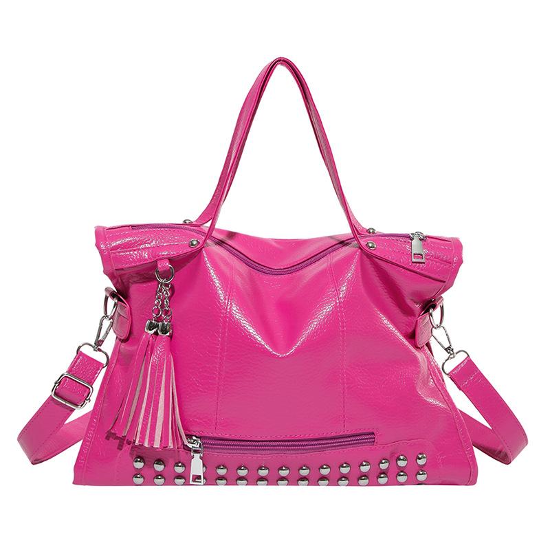 Fashion tassel Women handbag Large Capacity PU Leather Ladies Soft Big Totes With tassels lady Messenger Shoulder Bag bolsos