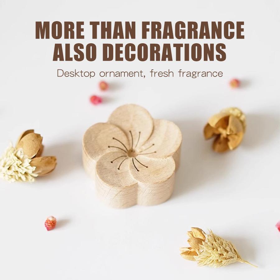 DIY perfume wooden flower fragrance aroma diffuser decorations items living room indoor house desktop car home accessories women