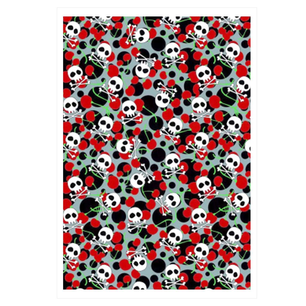 Halloweenské dýně Lebka Netopýr Papír pro přenos na polymerovou hmotu pro výrobu náušnic a šperků z polymerové hmoty Vodou rozpustný přenosový list na polymerovou hmotu