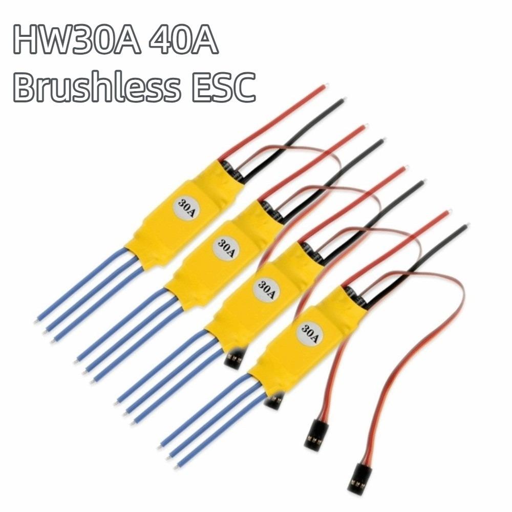 HW30A 40A Brushless ESC BEC Function Mini Quadcopter ESC for FPV F450 for RC Helicopter