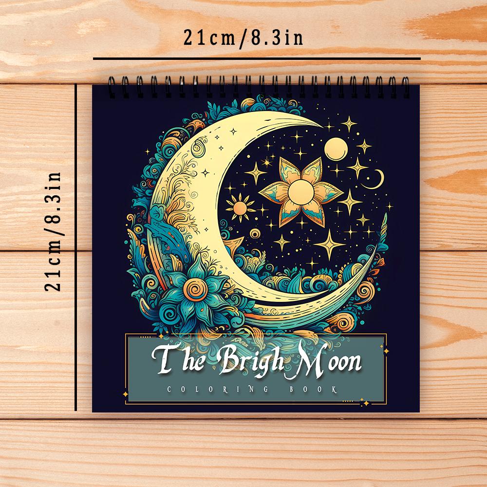 

Adult coloring book - 30 Sheets Women s spiral coloring book, 8.3x 8.3 inches, drawing book, birthday gift, holiday party gift