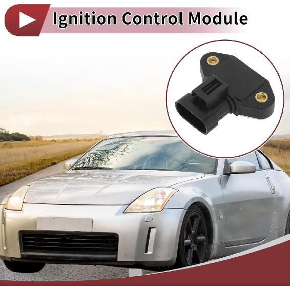 No.F3XY12K072A/220200B000/2202056E17/2202055Y00 Ignition Module Ignition Control Module for Nissan Quest 1993-1998 ABS Metal Black