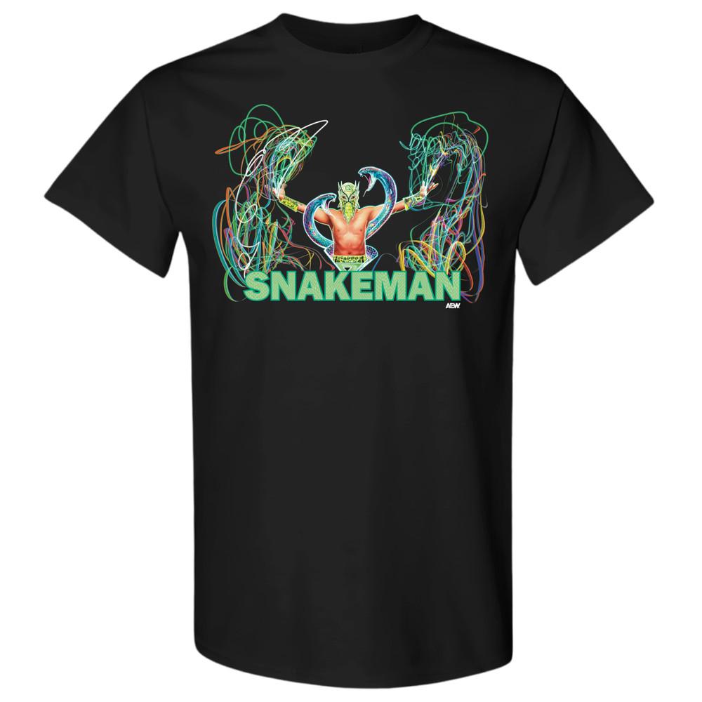 

SERPENTICO SNAKEMAN AEW Official TShirt Unisex T-Shirt XXL