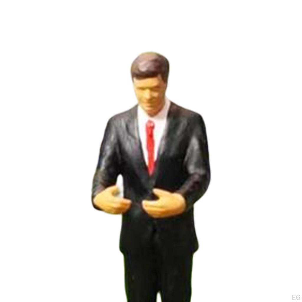 Braut und Bräutigam Set 1/87 Harz DIY Mikro-Landschaften Ornament Modell Zubehör Sportlich Bemalt