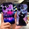 For Tecno Spark 10 Pro Phone Case Spark 10Pro 4G KI7 Elegant Floral Cat Printing Soft Silicone TPU Cases