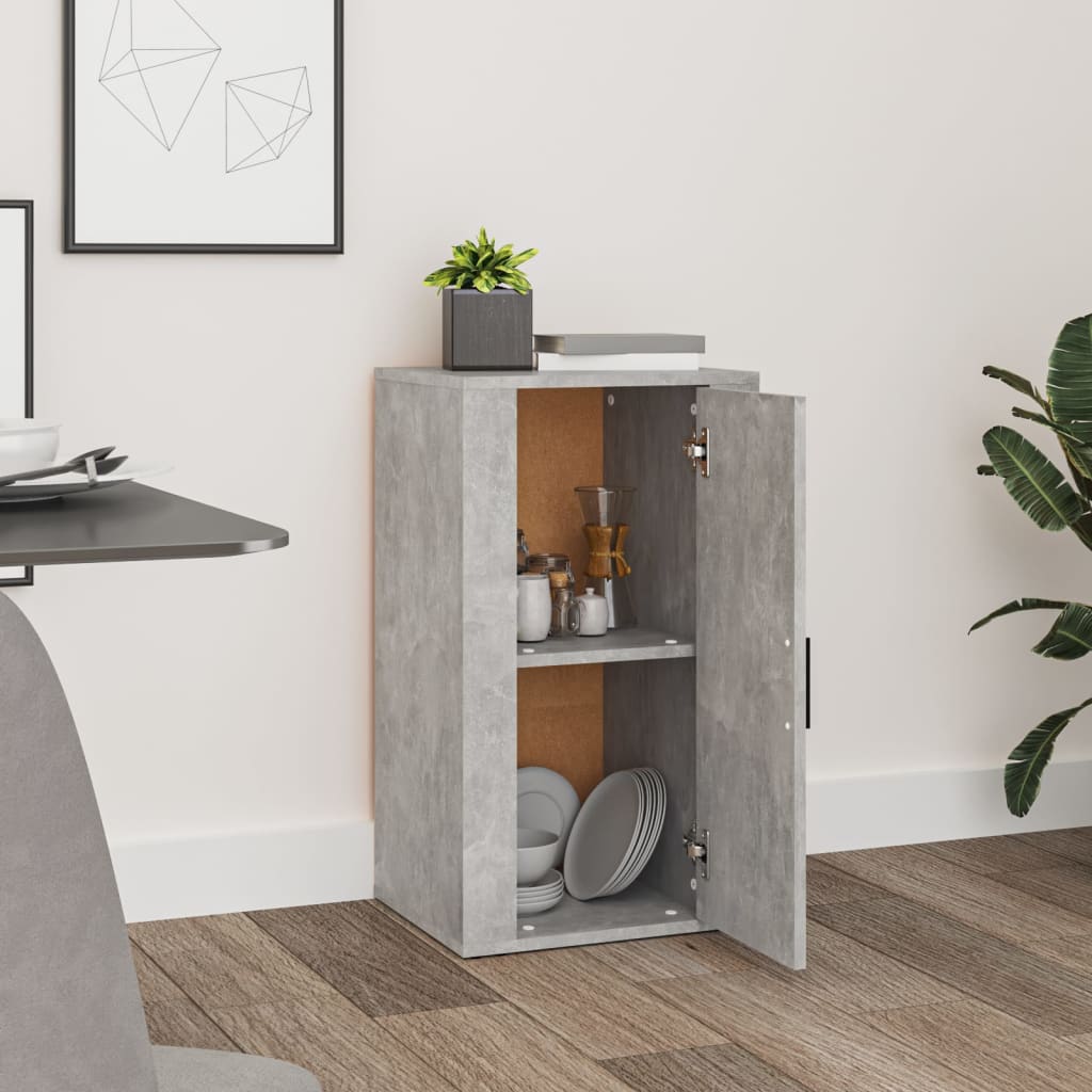 Sideboard Concrete Grey 40 x 33 x 70 cm Particleboard