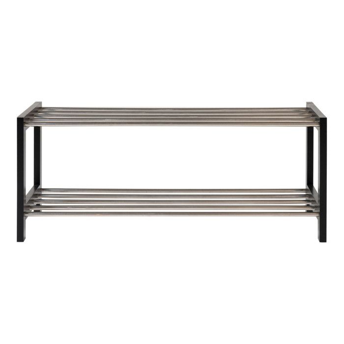 House Nordic Étagère à chaussures Kaia Métal Noir