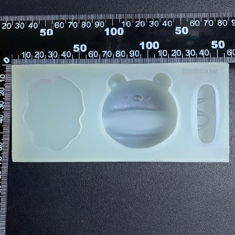 Hot Dog Squeeze Toy Silicone Molds DIY Bear Squeeze Toy Resins Castings Molds