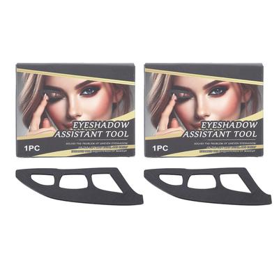2 Pcs Eyeshadow Stencil Reusable PP Eye Makeup Aid Tool Eye Makeup Assistant Tool for Women