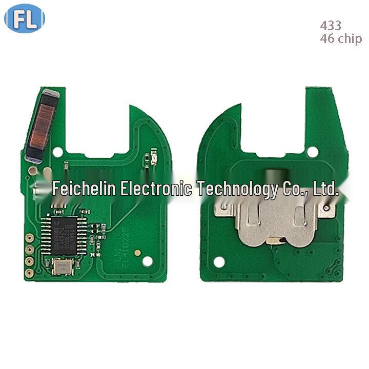 Compatible with Renault 1-Button Key, 434 MHz, 46 Chip.