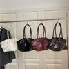 Large Capacity Tote Bag, Small and Unique Pleated Bag, Simple and Trendy Shoulder Bag