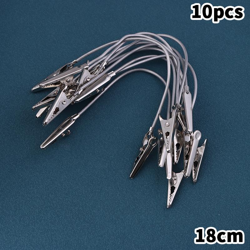 

10Pcs Double Headed Metal Incense Clip Mosquito Coil Holder Censer Universal Crocodile Clip Fragrance Diffuser Home Decor 18CM