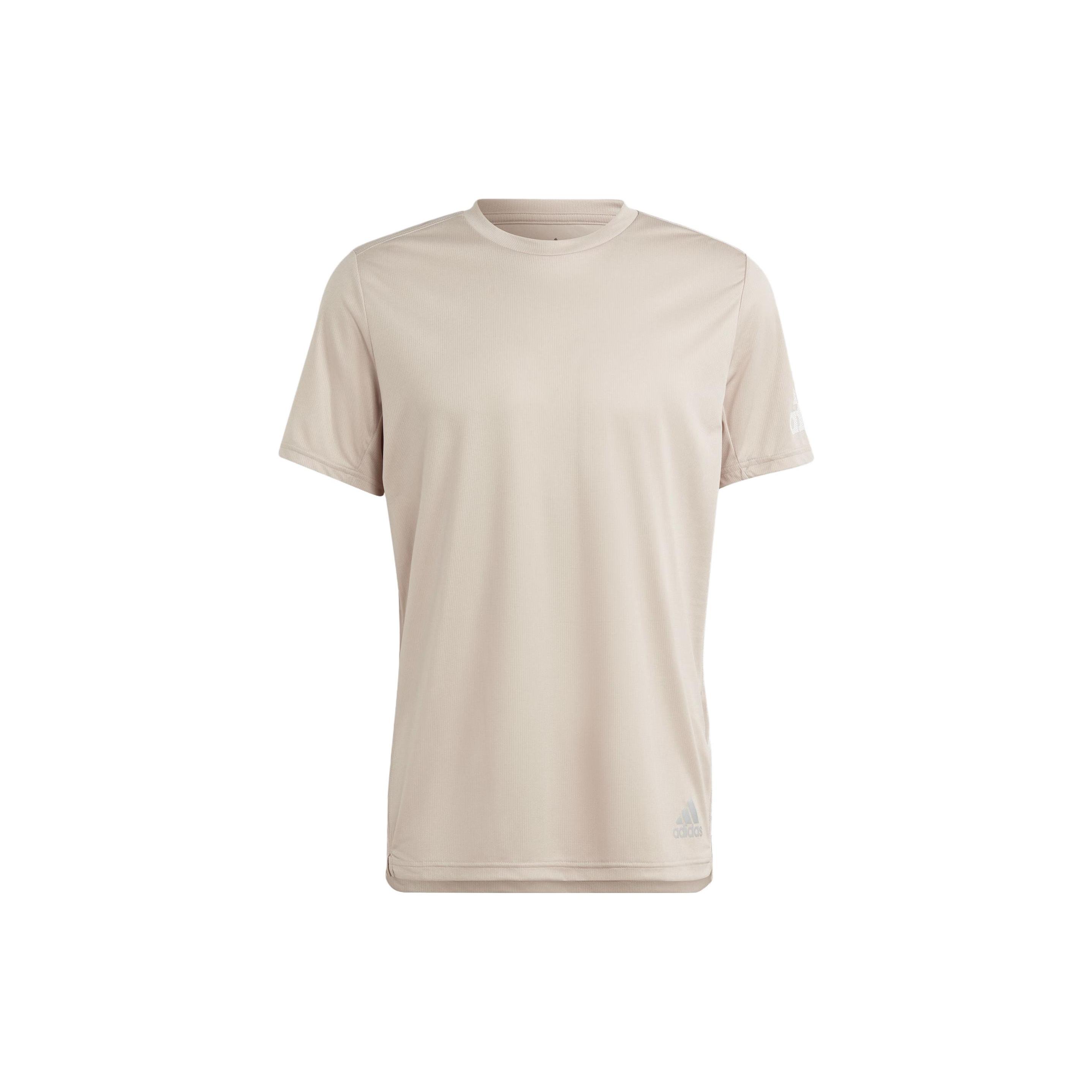 adidas Playera Run It T-Shirt Beige Men s IJ6833 XXL