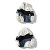 Autumn and Winter New Lamb Wool Jacket Men's Stand-up Collar Color Matching Loose Thermal Jacket