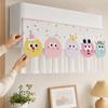 Anti-Direct Blowing AC Wind Deflector Curtain Self-Adhesive Air Outlet Cover  Bedroom