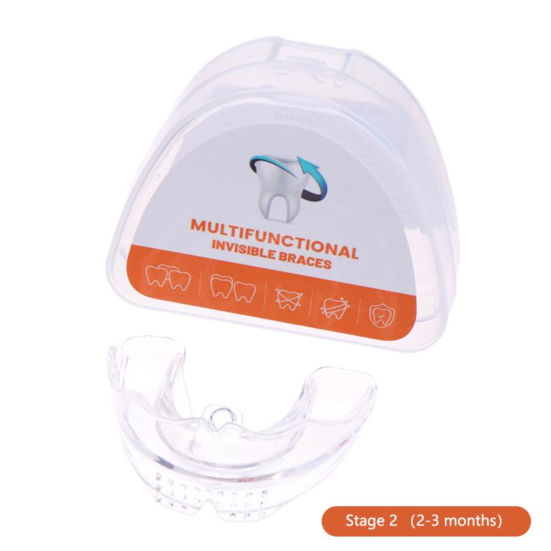 Ortodontická rovnátka Zubní rovnátka Smile Trenažér zarovnání zubů Instantní silikonový držák zubů Chránič úst Rovnátka na zuby Zásobník na zuby