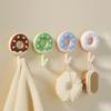 Hook, Large, Small, No Punching, Strong Load-bearing, No Trace Hanging Clothes Hook on The Wall Behind The Door, Bathroom Hook
