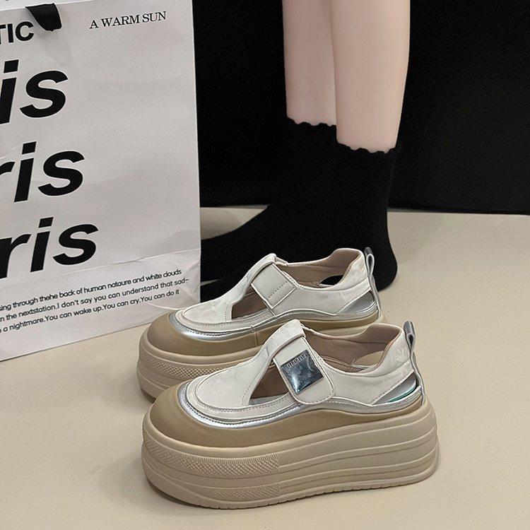 Sandale Femei Vară Exterior Purtare Talpă Groasă Sport Casual Zână Roma Pantofi Femei cu Toc Pană