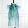 Princess Cape, Colorful Princess Cloak Girls Glittering Princess Dress Up Cape