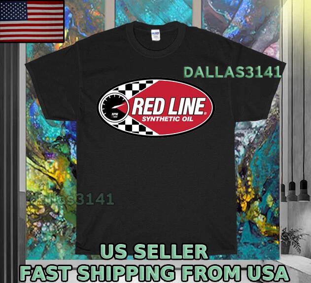 NEW SHIRT RED LINE SYNTHETIC OIL LOGO T-Sirt UNISEX FUNNY MEN S SIZE S-5XL 4XL