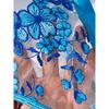 Toucheart 2 Piece Set Embroidery Lingerie Set Women Sheer Bra and Brief Underwear Set Satin Sexy Intimates See-Through Underwear