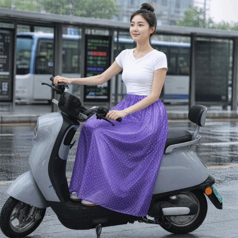 Plastic Waterproof Apron Oil Proof Rainproof Apron Raincoat Cycling Apron Tea Picking