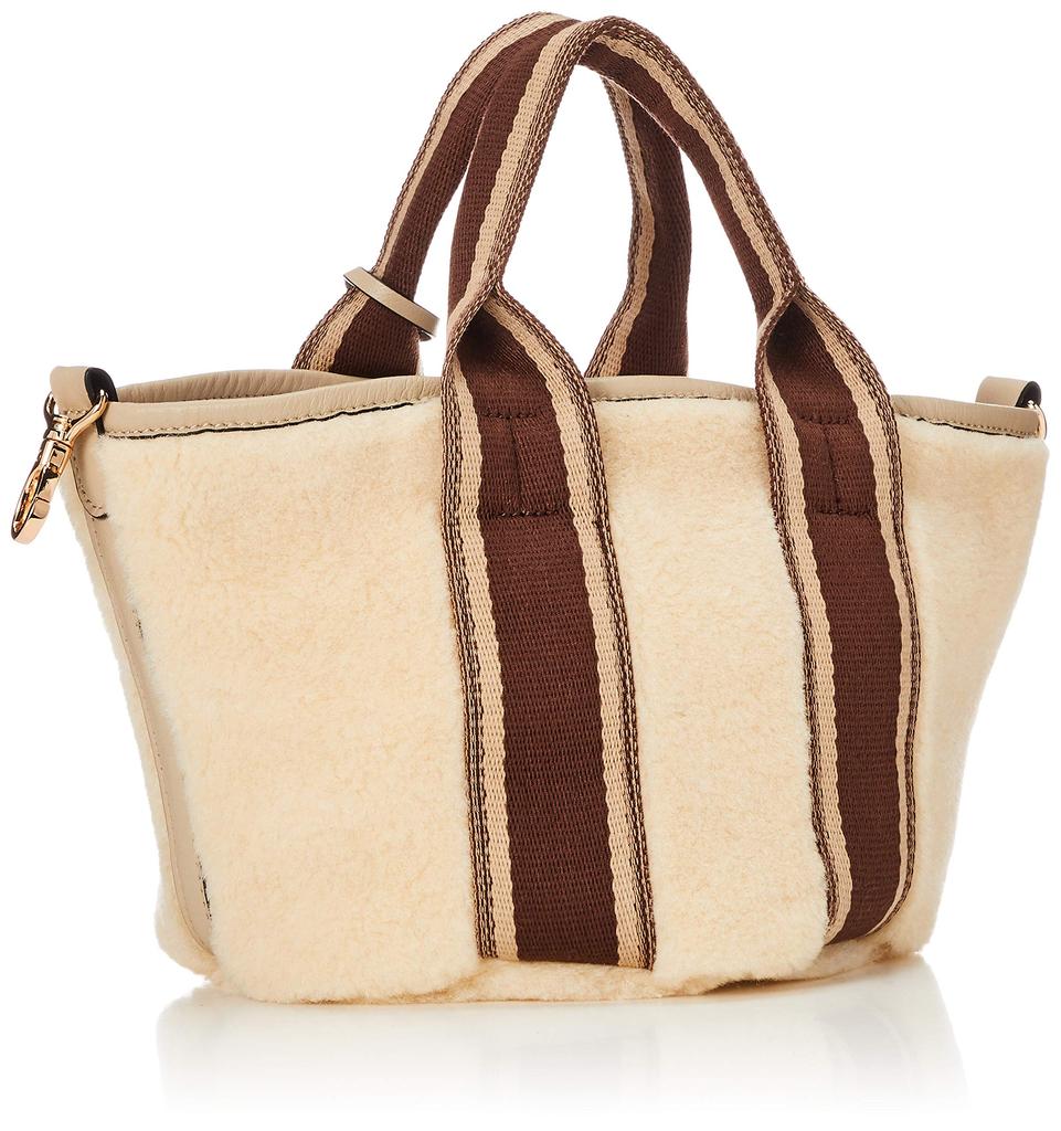 Mini Tote Reversible Fur White [Forna]