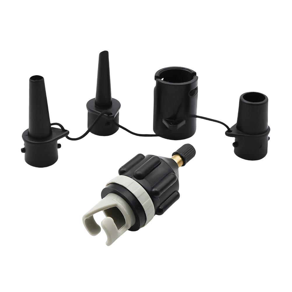 Air Valve Adaptor with Air Valve Nozzles For SUP Board Inflatable Pump Adapter Paddle Boat Kayak Air Valve Pump Connector Combo