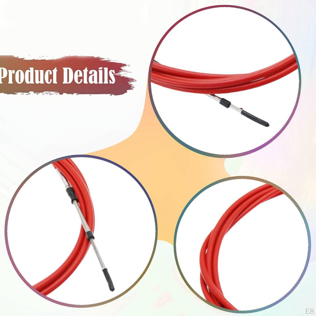 , Portable And Universal Throttle Control Cable for Outboard Motors, Boats Yachts.