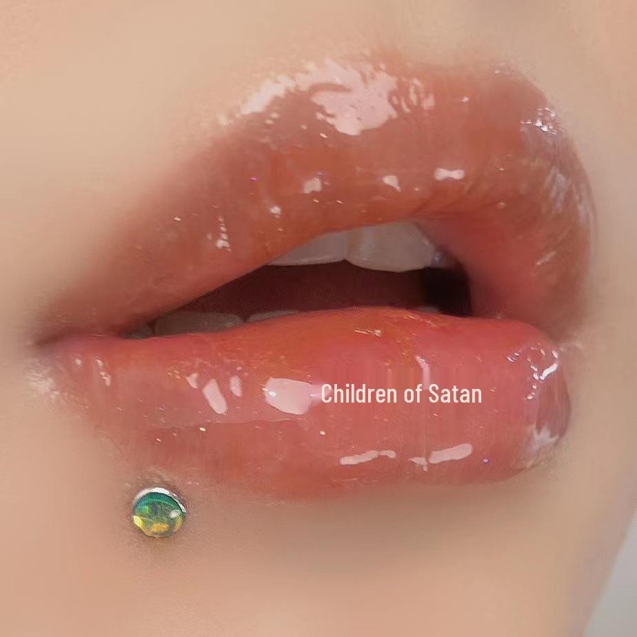 Lip Stud Drip Oil Sparkling Lip and Ear Cartilage Piercing Jewelry, 16g Internal Thread, New