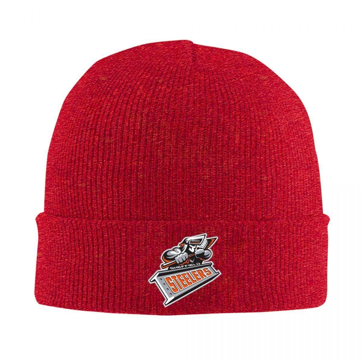 

The Sheffield Steelers Warm Knitted Cap Fashion Bonnet Hat Autumn Winter Outdoor Beanies Hats for Unisex Adult One Size