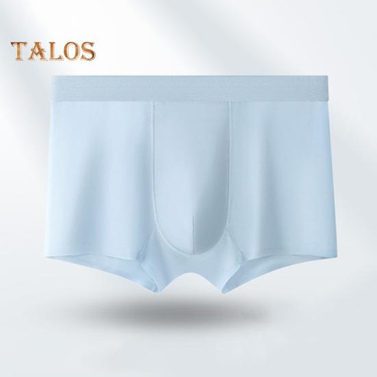 Menn Bokser Undertøy Middels høyde Ensfarvet Is Silke Shorts Truser Ultratynn Pustende Sømløs Sommer Undertøy