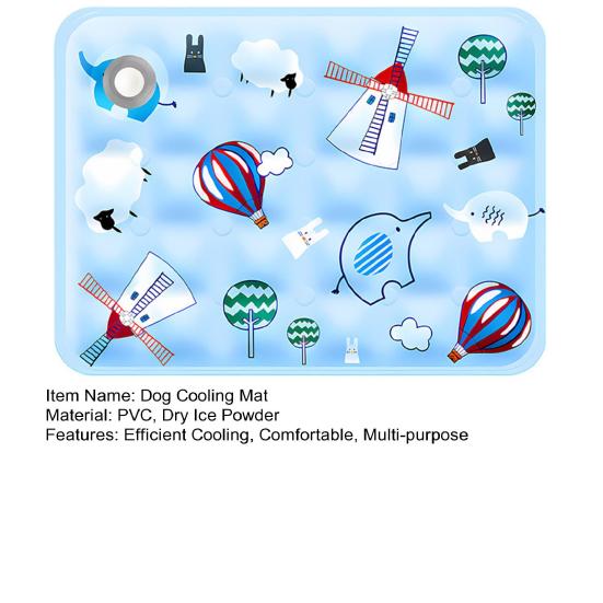 Dog Cooling Mat Water Inject Pet Cool Pad Summer Self Cooling Blanket for Small Medium Dogs Cats Indoor Outdoor Use