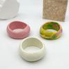Bohemian Acrylic Bangle Exaggerated Retro  Hand Ring Cute Wide Cuff Bracelets  Girls