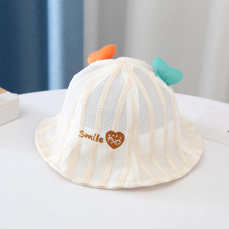 Hat Spring Summer Baby Thin Breathable Mesh Sunshade Fisherman's Hat Children's Casual Cool Hat