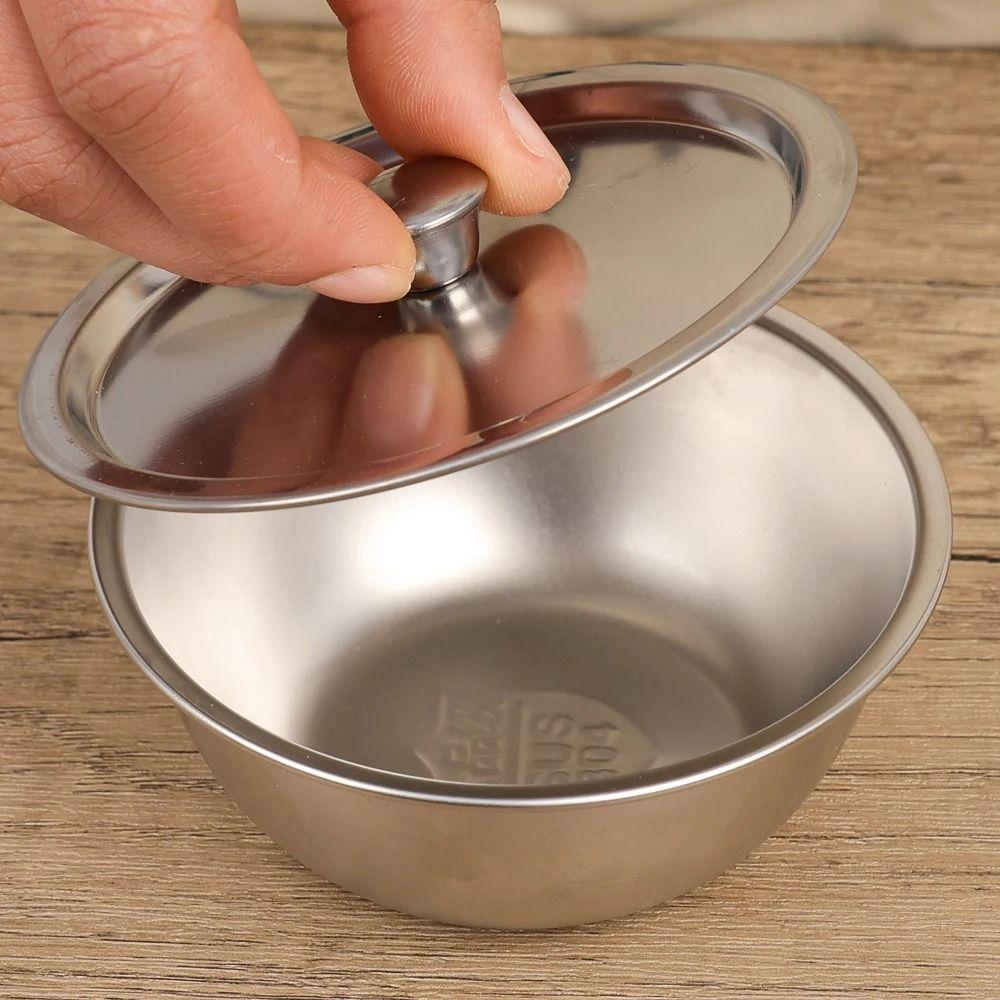 Lid Steamed Egg Bowl 10cm Soup Cup Kitchen Tableware Supplies Stew Bowl  Kitchen