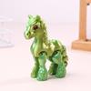 3D Printed Toy Sunshine Rainbow Horse Simulated Statue Cute Pony Joint Tail Movable Figurine Office Decor Children'S Gift