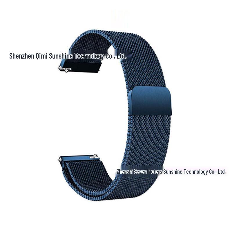 

Миланский ремешок для часов из нержавеющей стали 14-22 мм, плоский/выпуклый, магнитная застежка 18mm Flat Head