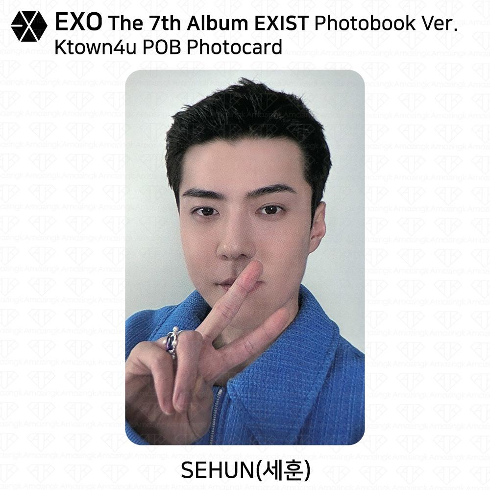 EXO The 7th Album EXIST POB Photocard Apple Music Soundwave Makestar Ktown4u