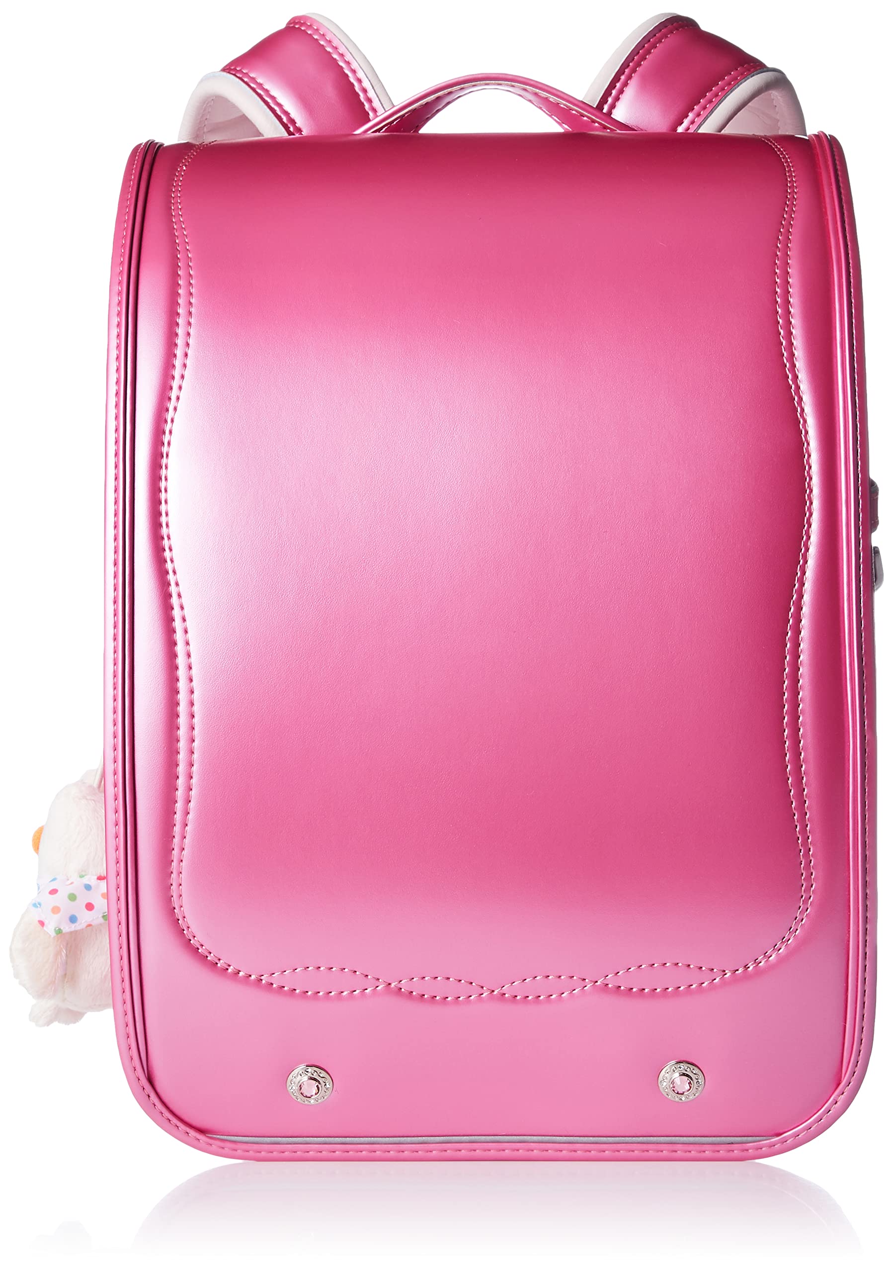 

School Bag 2022 Dress Up Fluffy Girls Crown Set Pearl Pink A4 Size [Fwari]