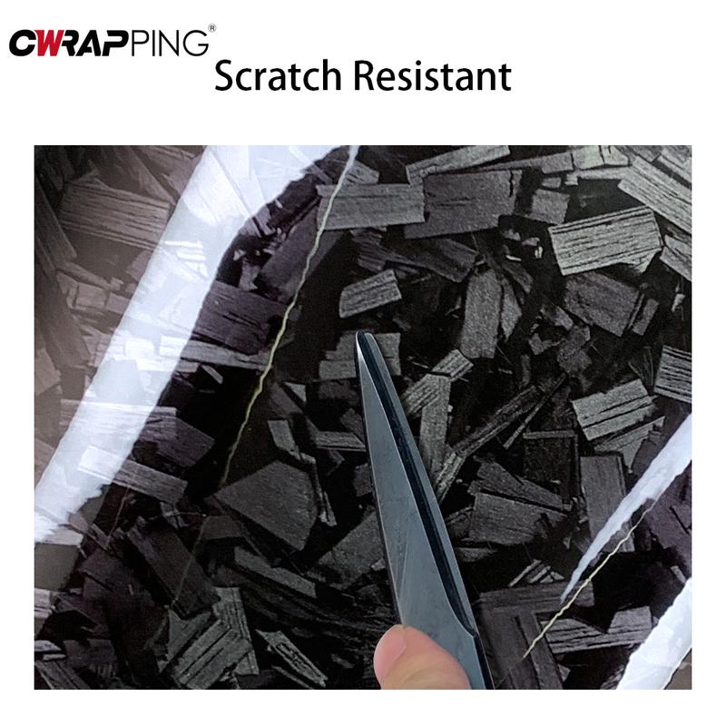 Carbon Fiber Warp Glossy Black Car Film Vinyl Auto Tuning Forged Carbon Fiber Vinyl Wrap Decals Car Stickers for Car Accessories