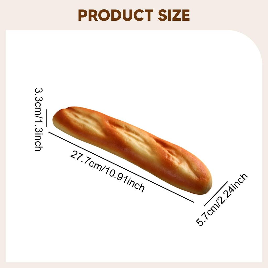 Artificial Bread Decoration Teaching Aids Lifelike Faux Pastry Model Bakery