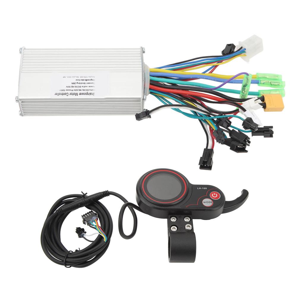 36V 48V 60V 500W 28A Controller de Viteză Fără Perii Controller cu Undă Sinusoidală Kit cu Instrument pentru